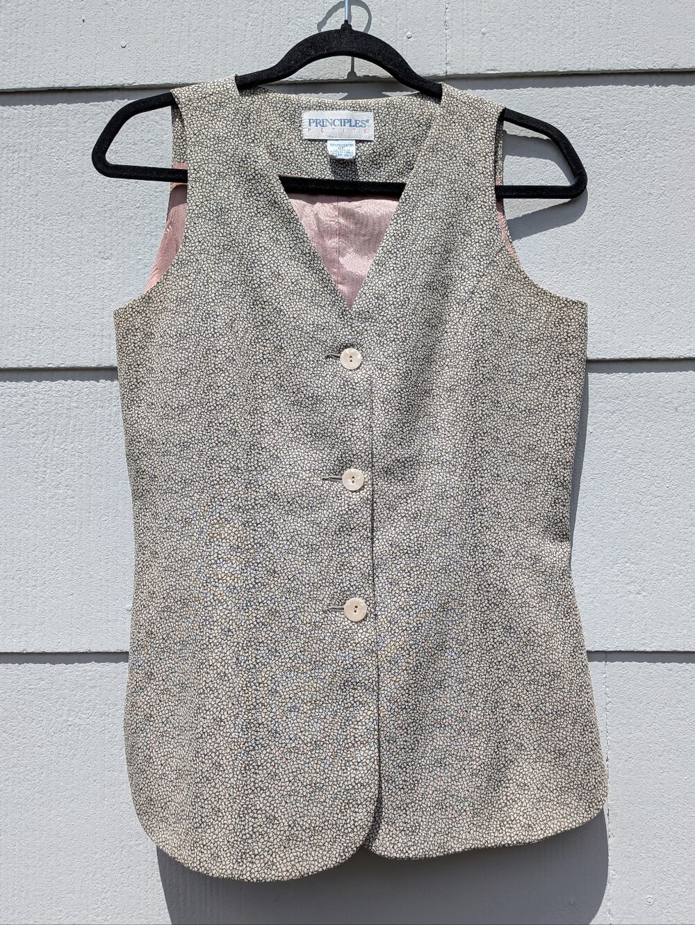 Vintage Women's Sleeveless Button Front Vest